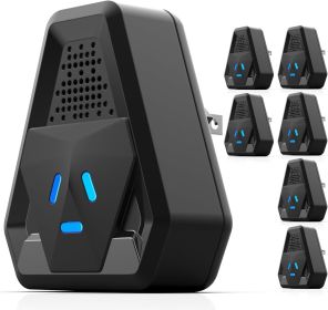 Upgraded Ultrasonic Repeller & Insect Indoor Repeller,Ultrasonic and Repellent for Roach,Rodent,Mouse,Bugs,Mosquito,Mice,Spider,Ant,3 Mode Switch