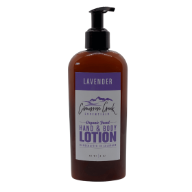 Lavender Organic Hand & Body Lotion (size: 8oz - Plastic Bottle)